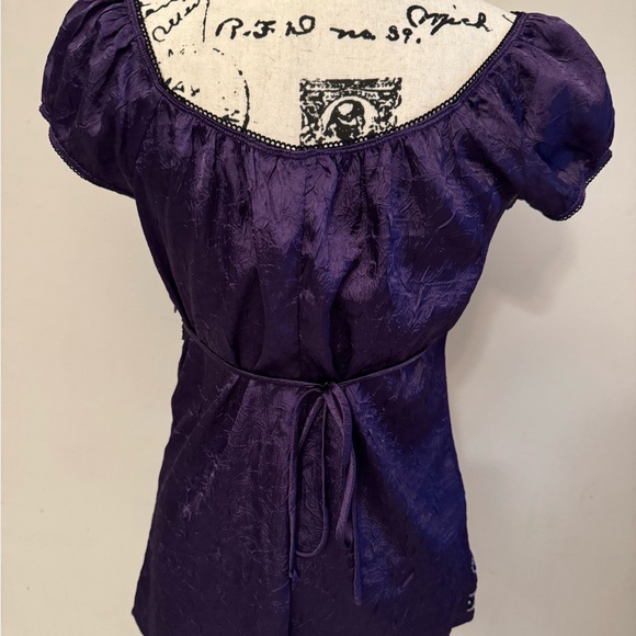 Heart Soul Purple Embroidered Scoop-Neck Tunic - Picture 2 of 4